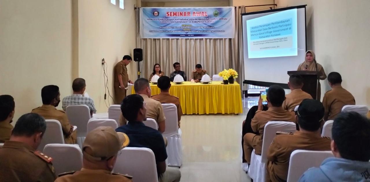 Seminar Analis Pemberdayaan Masyarakat Desa Menuju Good Village Goverment