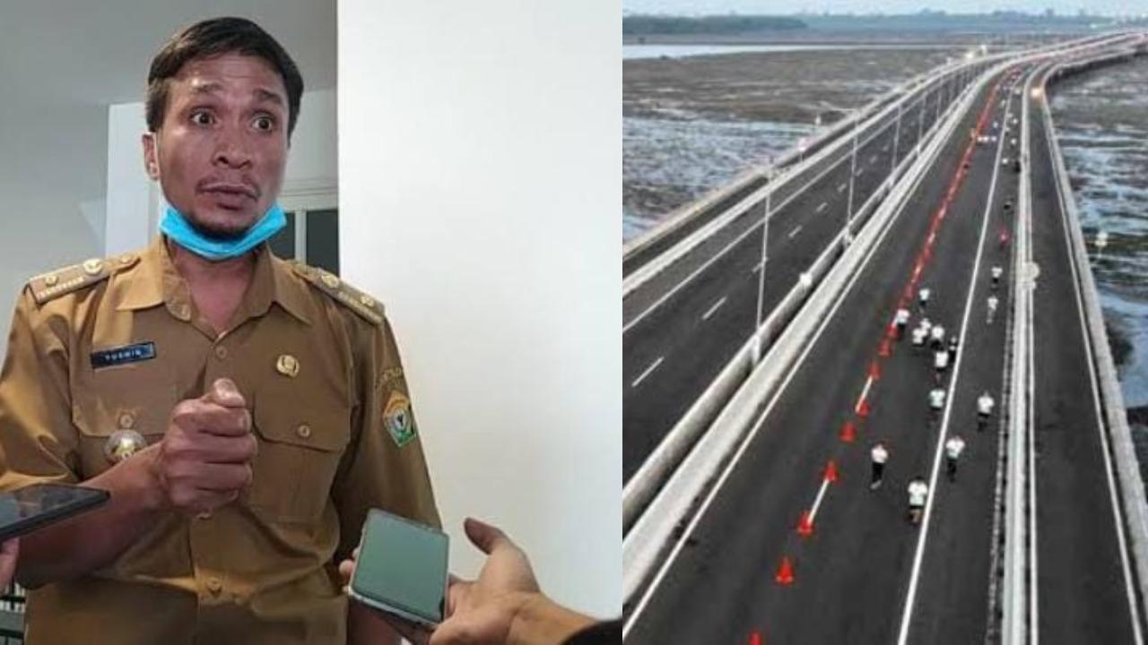 Dikbud Sulawesi Tenggara Kibarkan Bendera Merah Putih Sepanjang 17 Km Peringati HUT ke-78 Indonesia