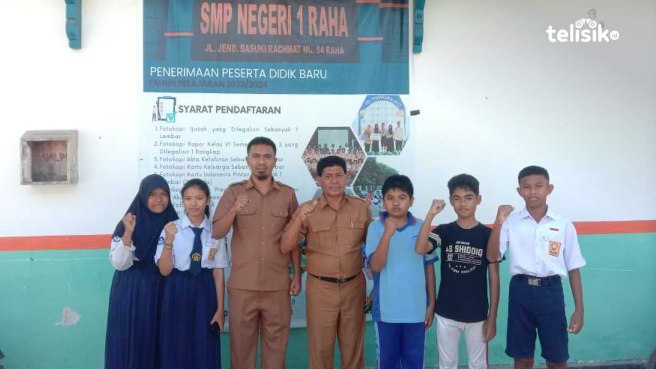 Tujuh Pelajar SMPN 1 Raha Wakili Sulawesi Tenggara di Kompetisi Sains Nasional
