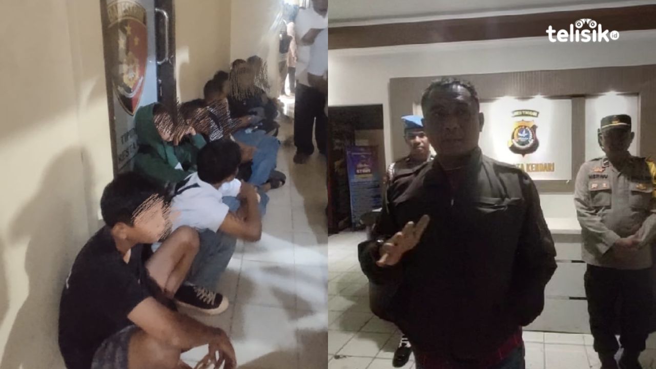 Balas Dendam Picu Tawuran Pelajar di Kendari hingga Diamankan Polisi
