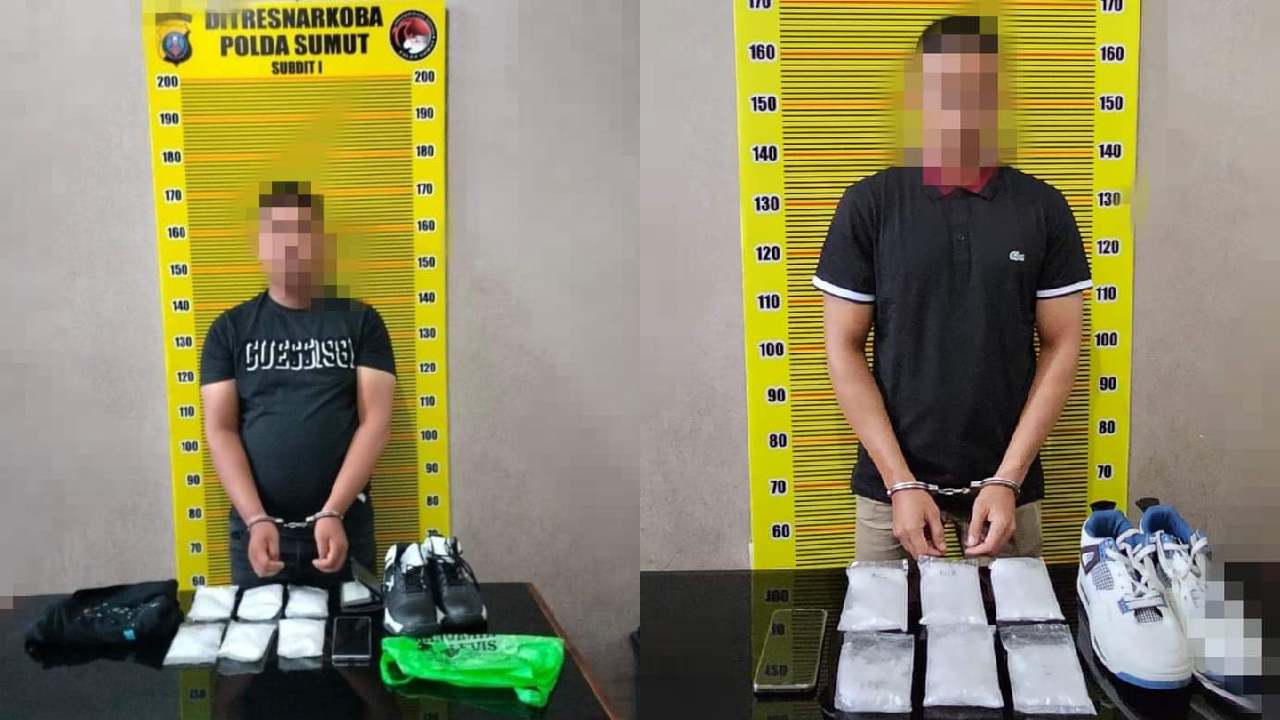 Dua Penyelundup Narkoba Ditangkap di Bandara KNIA Deli Serdang