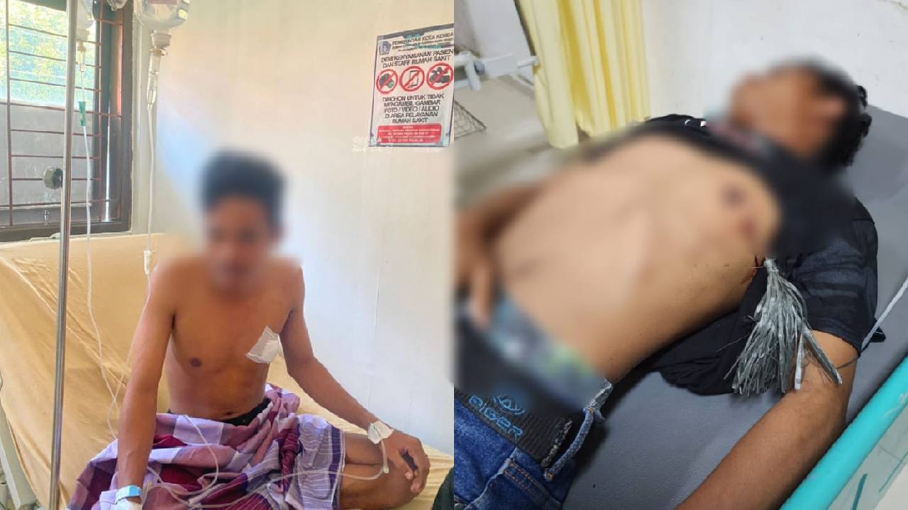 Hendak Beli Rokok Mahasiswa di Lorong Salangga Depan UHO Kendari Malah Dibusur