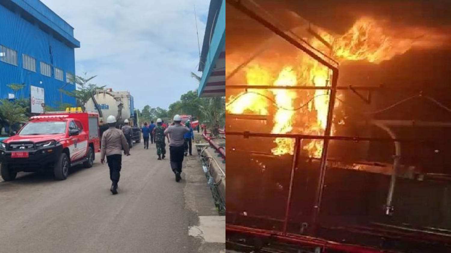 Kronologi Bungker Unit Dua PLTU Nii Tanasa Konawe Terbakar