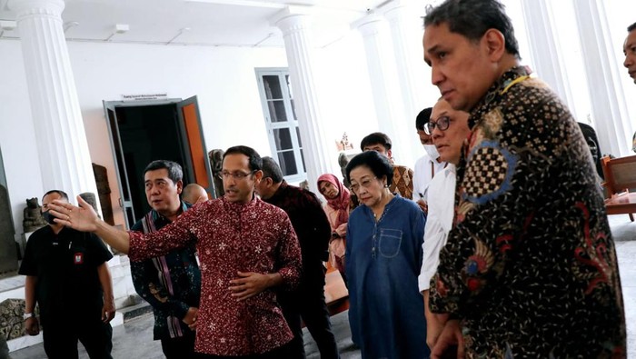 Megawati Tinjau Museum Nasional, 817 Koleksi Terdampak Kebakaran