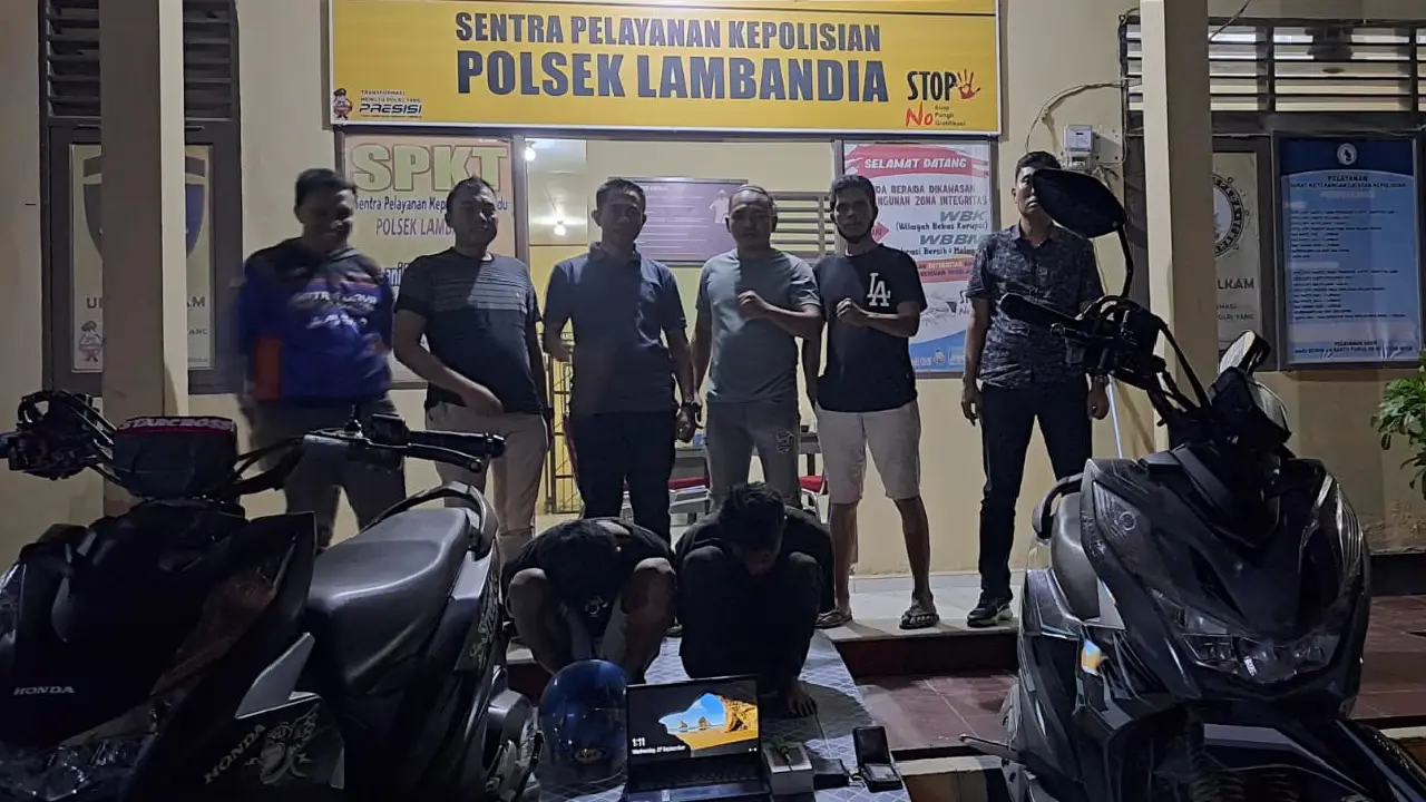 Mencuri di 3 Tempat, Dua Residivis di Kolaka Timur Kembali Ditangkap