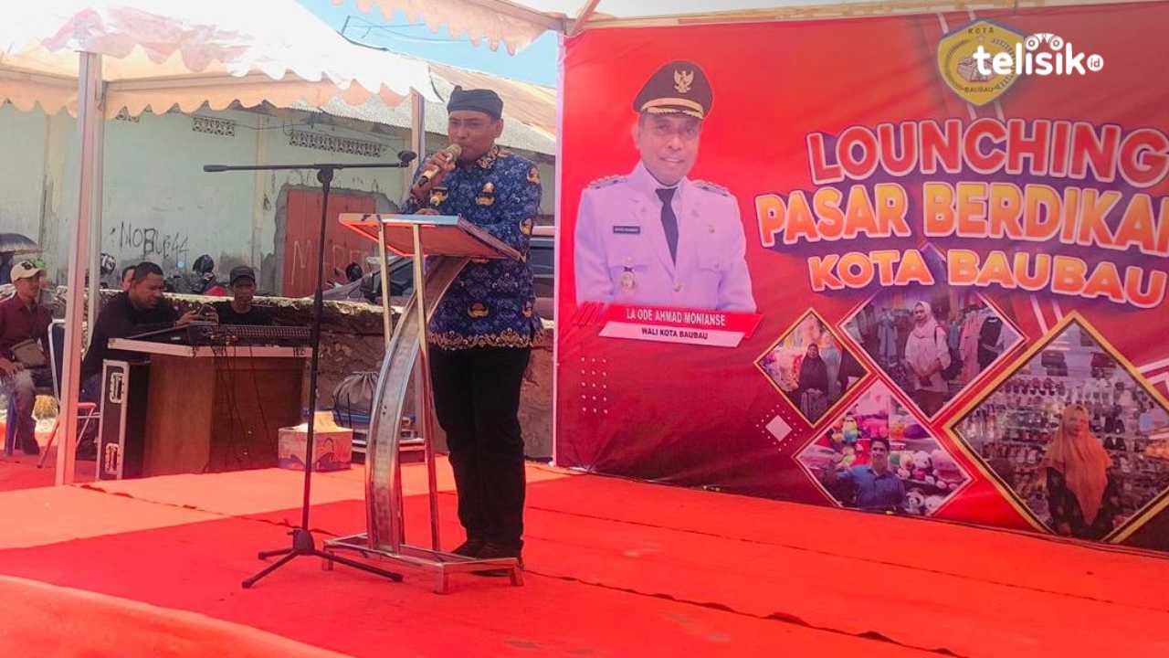 Pasar Berdikari Senilai Rp 1,4 Miliar Resmi Berdiri di Kota Baubau