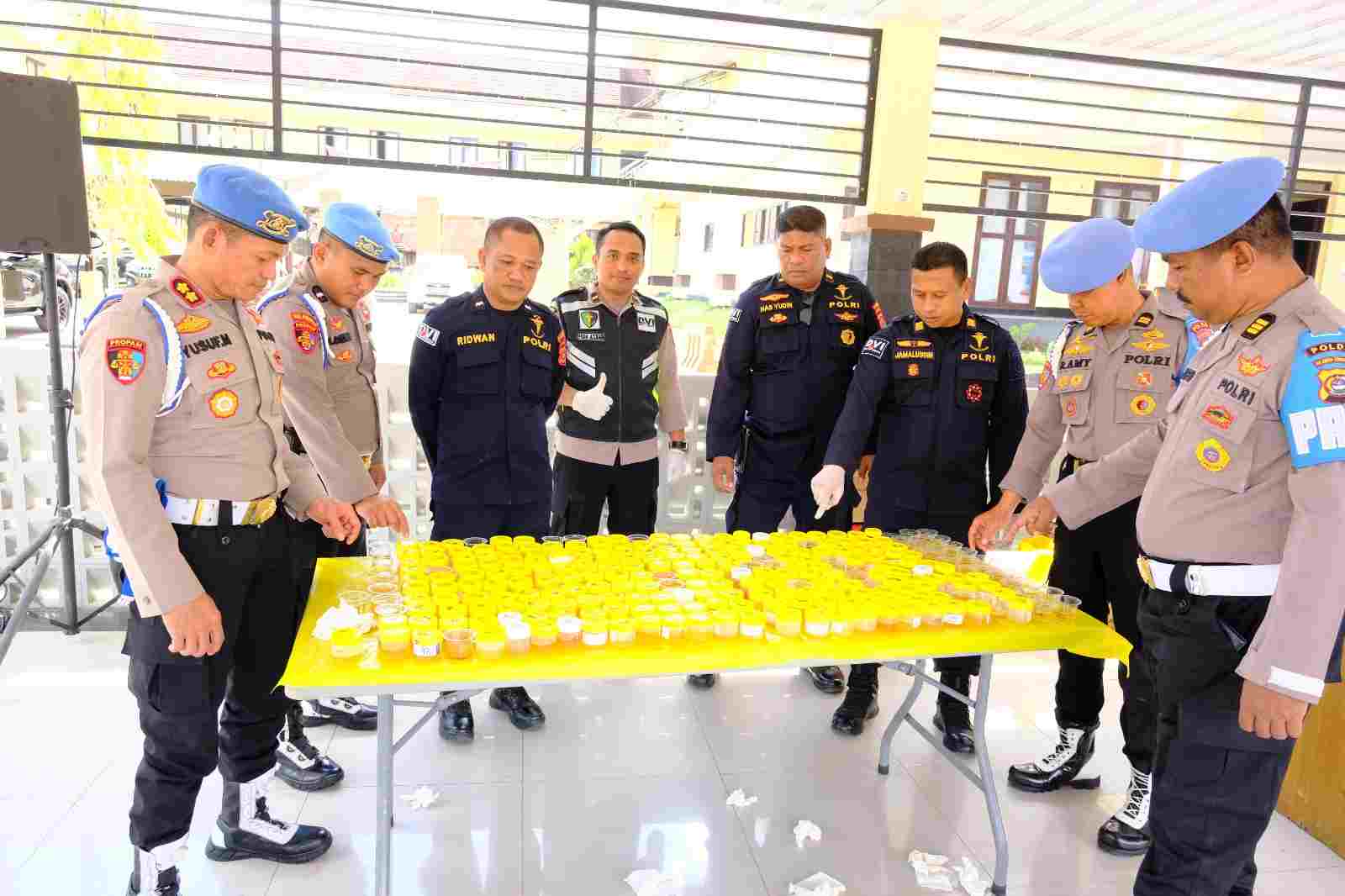 Polda Sulawesi Tenggara Tes Urine Anggota, Deteksi Dini Penyalahgunaan Narkoba