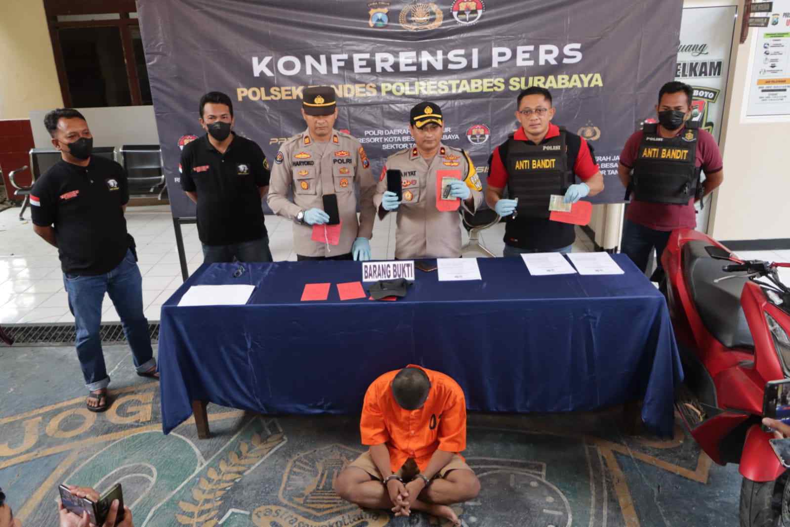 Resahkan Warga, Pelaku Curanmor di Surabaya Dibekuk Polisi