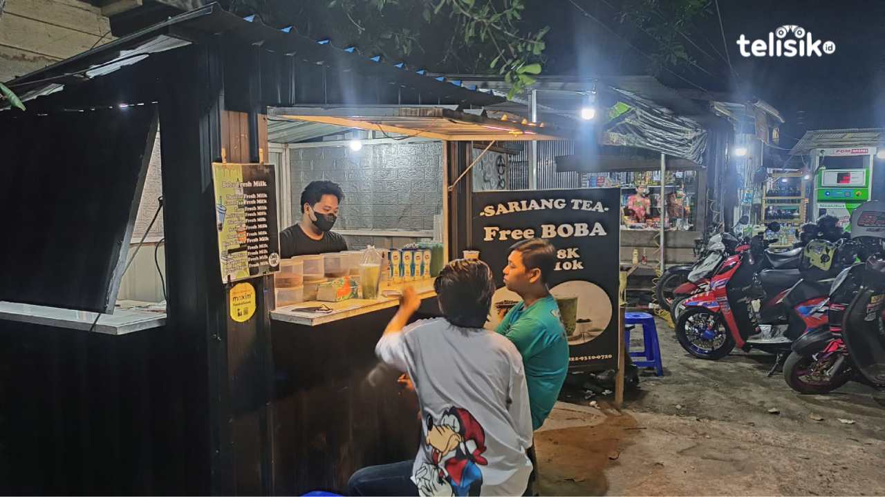 Sariang Tea Suasana Nongkrong Pinggir Jalan Kota Kendari