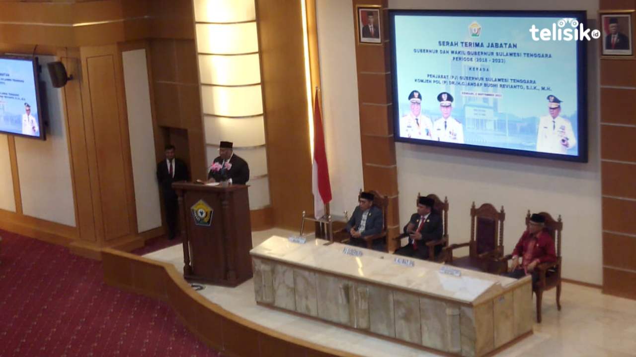 Sertijab Gubernur Sulawesi Tenggara, Ali Mazi Minta Pj Lanjutkan Pembangunan Kantor Gubernur