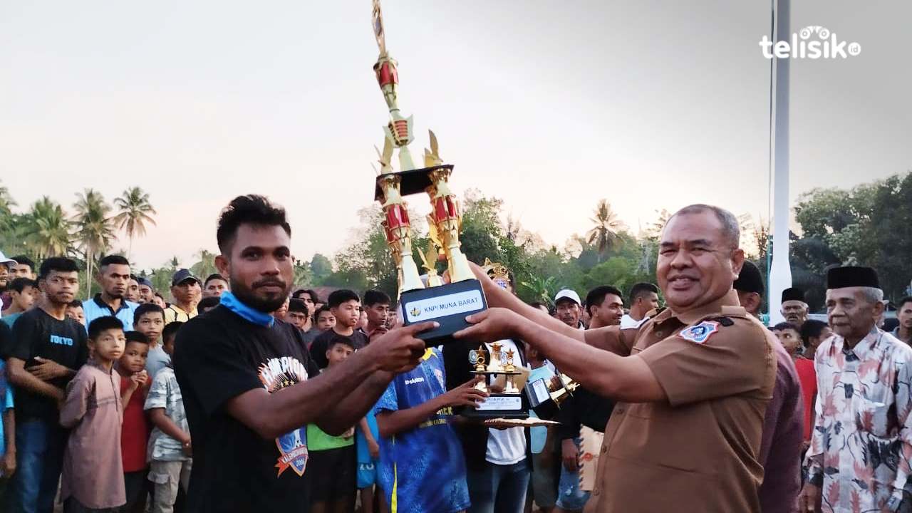 Tampo FC Juara Turnamen Sepak Bola KNPI Muna Barat Cup II
