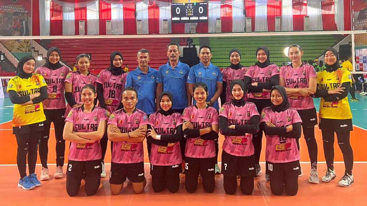 Tumbangkan Kalimantan Timur, Tim Bola Voli Putri Sulawesi Tenggara Rebut Juara 3 Kapolri Cup