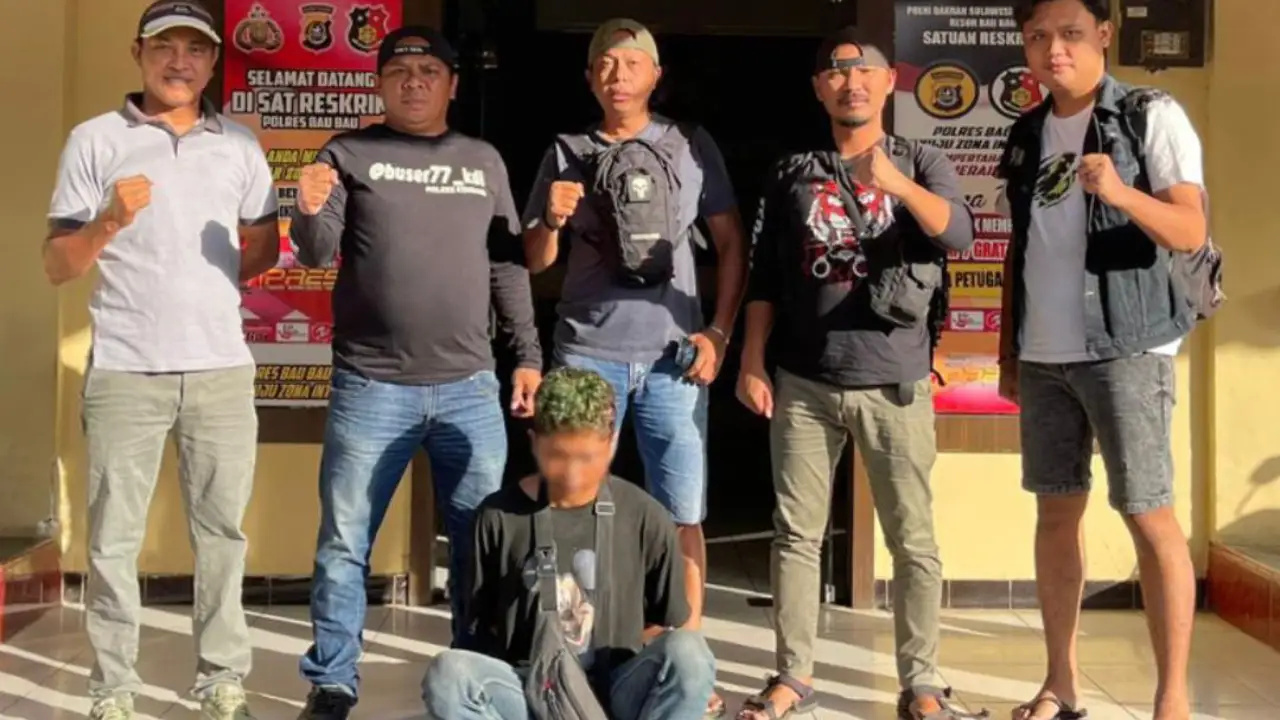 45 Kali Mencuri, Pelaku Curanmor di Kendari Diringkus di Baubau