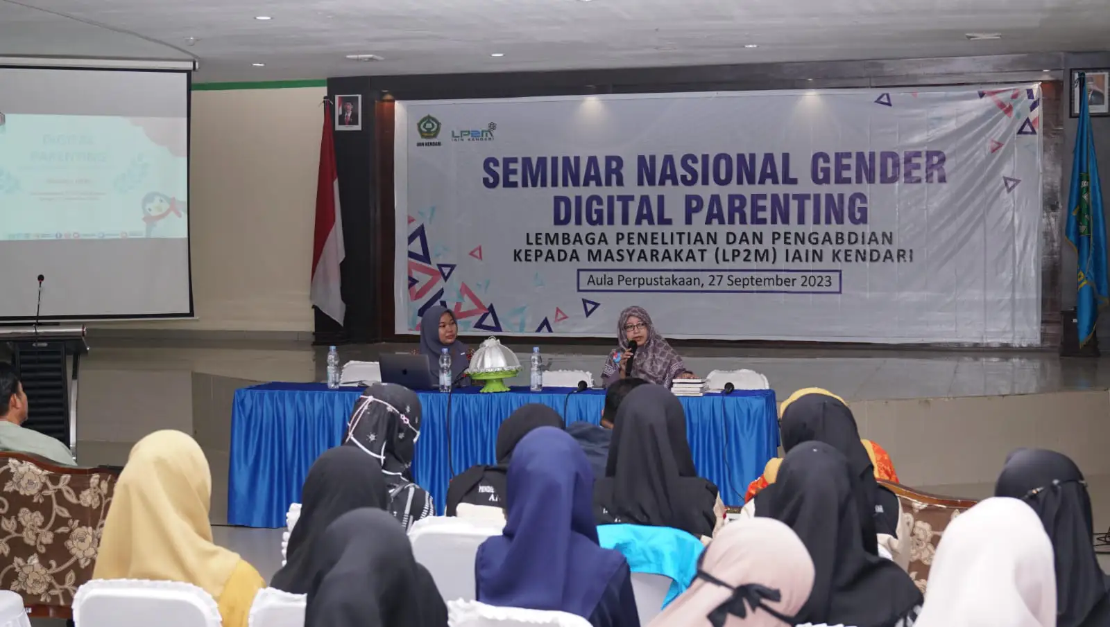 LP2M IAIN Kendari Gelar Seminar Nasional Gender, Bahas Cara Didik Anak di Era Digital