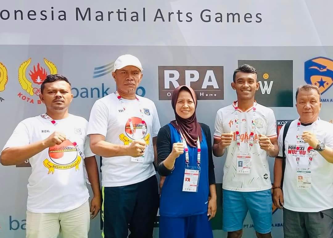 Dua Atlet Wushu Asal Muna Barat Rebut Tiket PON Aceh-Sumatera Utara 2024