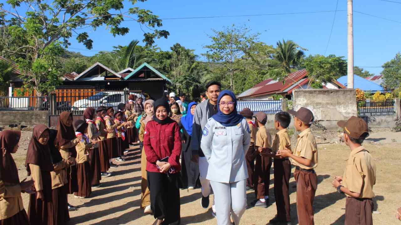 Giat Edukasi Sapa Pesisir Sukses Digelar di Konawe, Ratusan Siswa Antusias