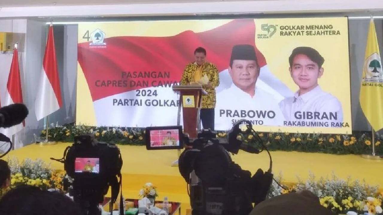 Golkar Resmi Usung Putra Sulung Jokowi Gibran Sebagai Bacawapres Prabowo