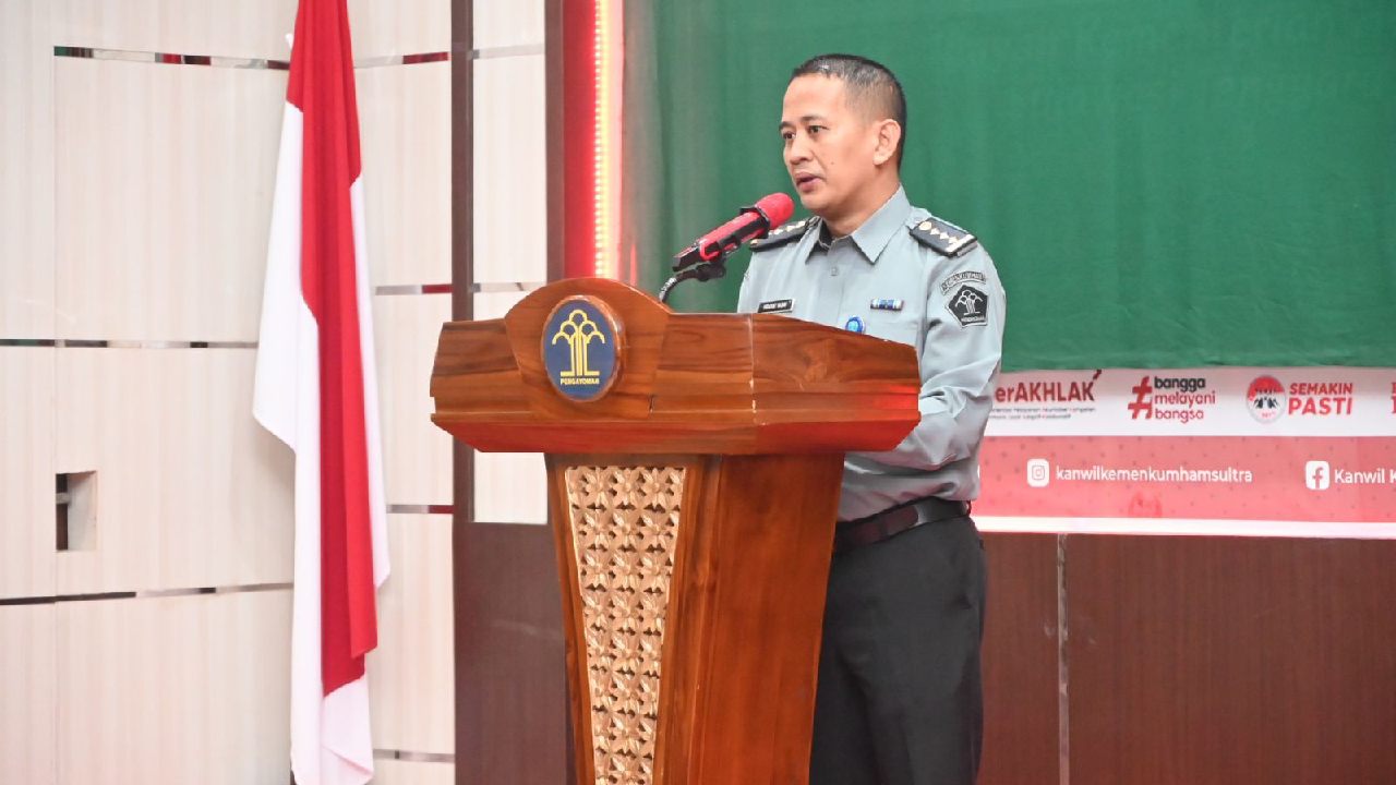 Kanwil Kemenkumham Sulawesi Tenggara Beri Pembekalan Pegawai Purnabakti