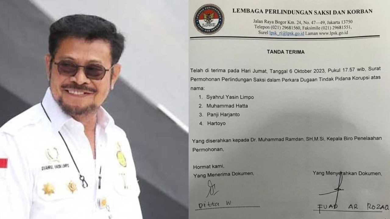 Kasus Dugaan Pimpinan KPK Memeras Naik ke Penyidikan, SYL Minta Perlindungan LPSK
