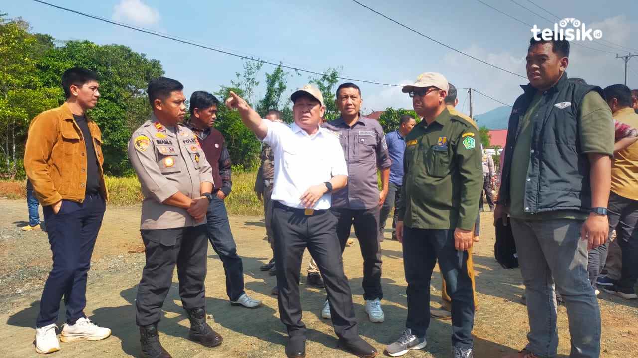 Kunjungi Titik Nol Kilometer, Pj Bupati Konawe Segera Kerjakan Jalan Latoma-Routa