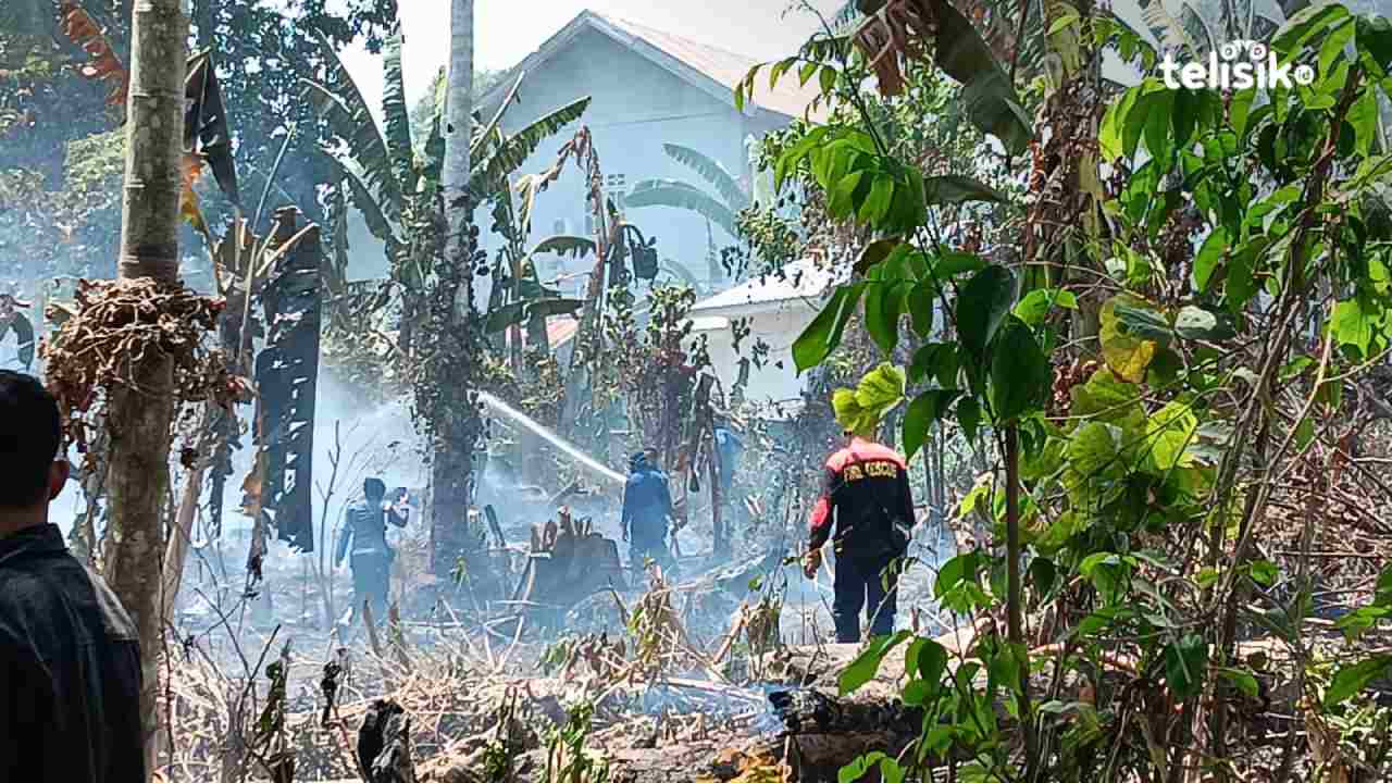 Lagi, Lahan Sekitar Rujab Gubernur Sulawesi Tenggara jadi Santapan Jago Merah