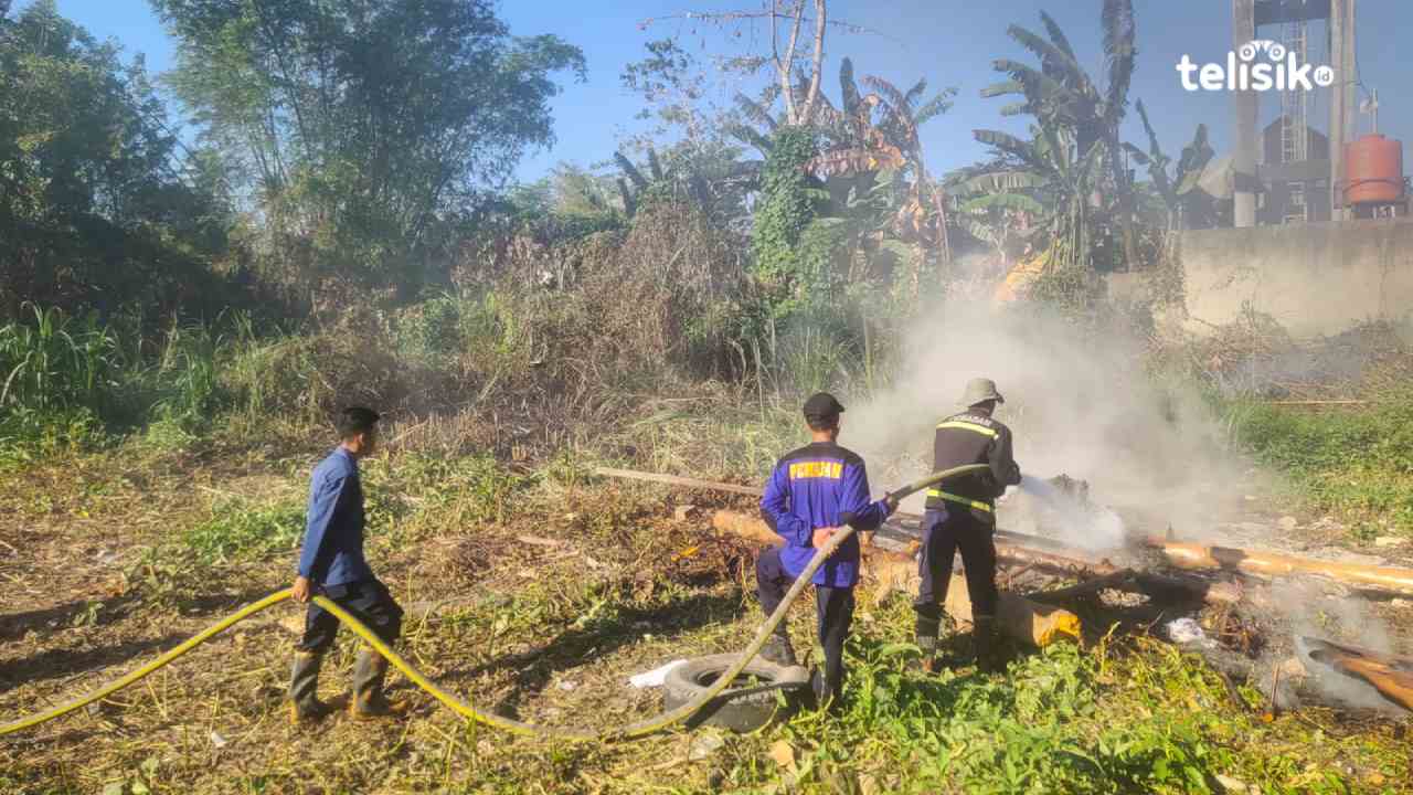 Lahan Warga di Belakang Islamic Center Kendari Dilalap Si Jago Merah