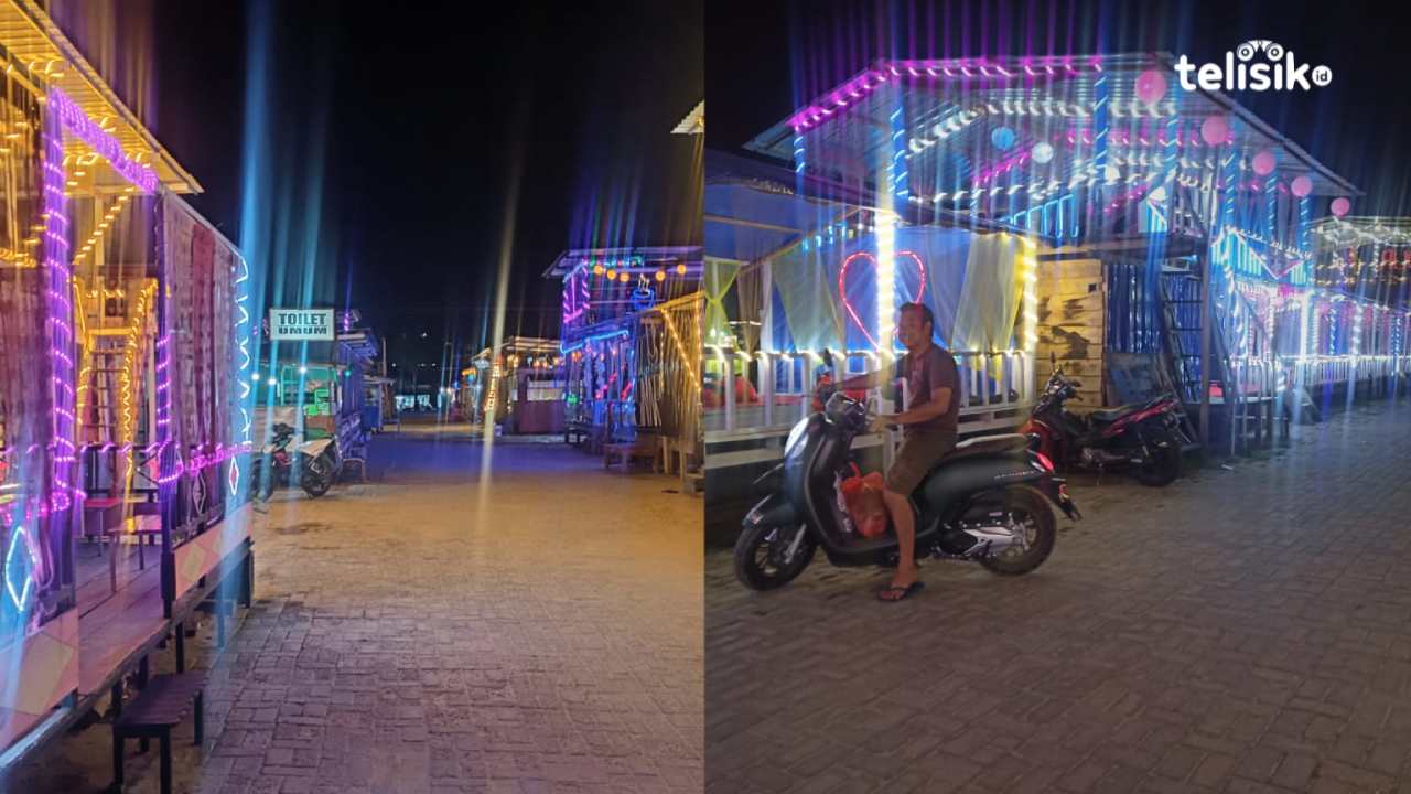 Nongkrong di Tambat Labuh Kota Kendari, Karaoke Ditemani Kerlap-kerlip Cahaya