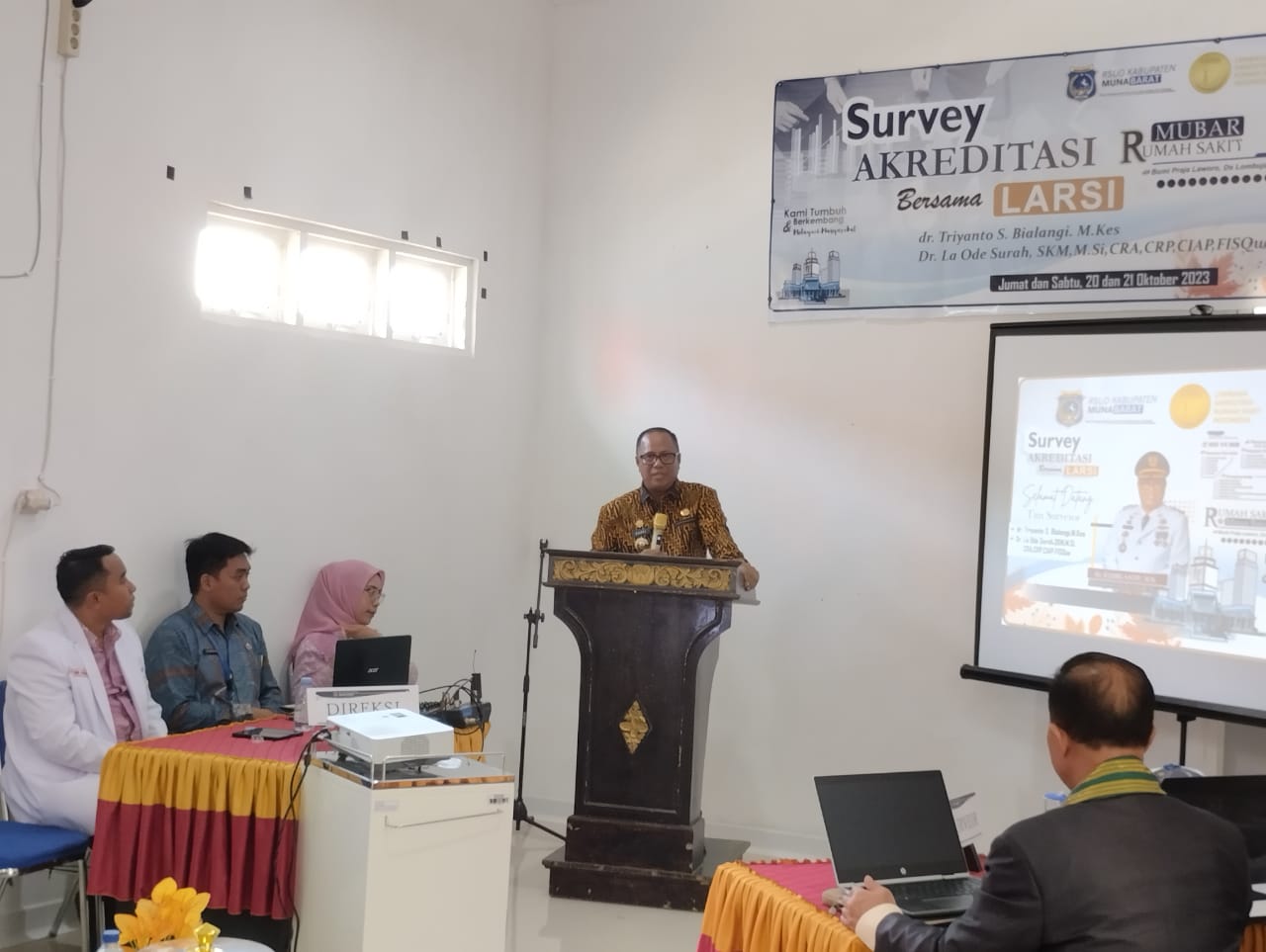 Pemda Muna Barat Dukung Survei Akreditasi RSUD