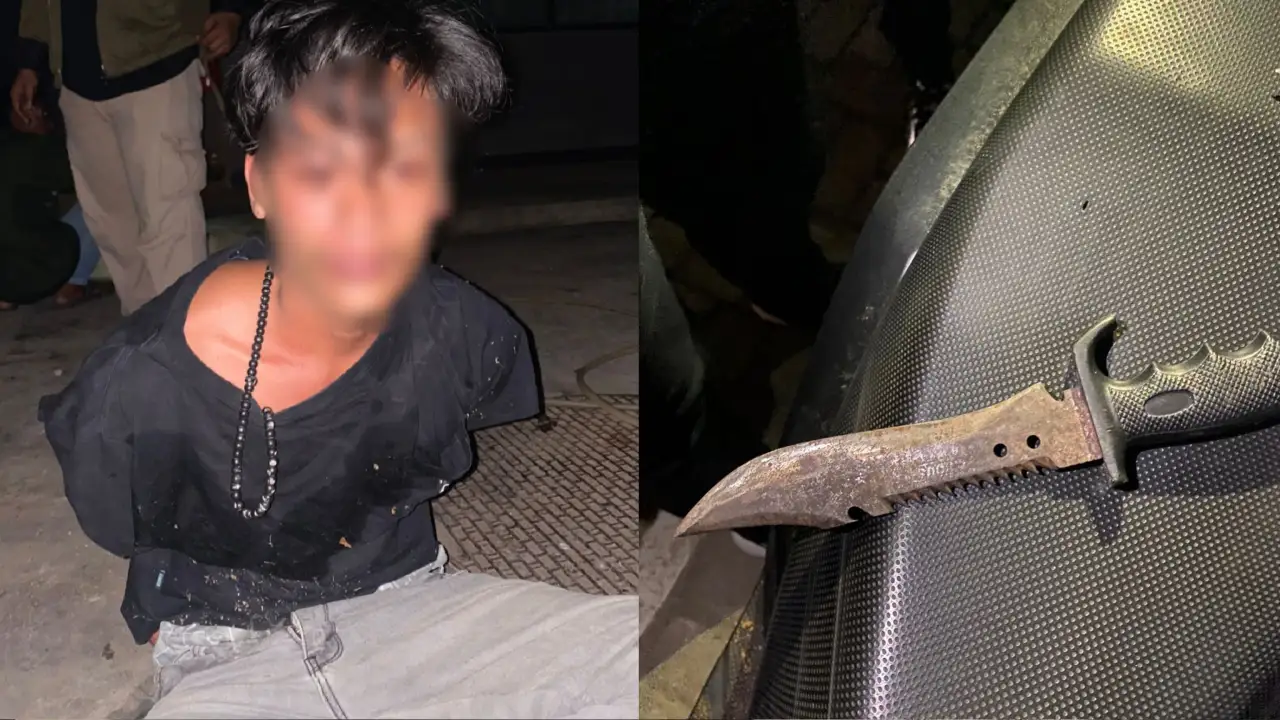 Pemuda Ancam Pengguna Jalan di Kendari dengan Sangkur