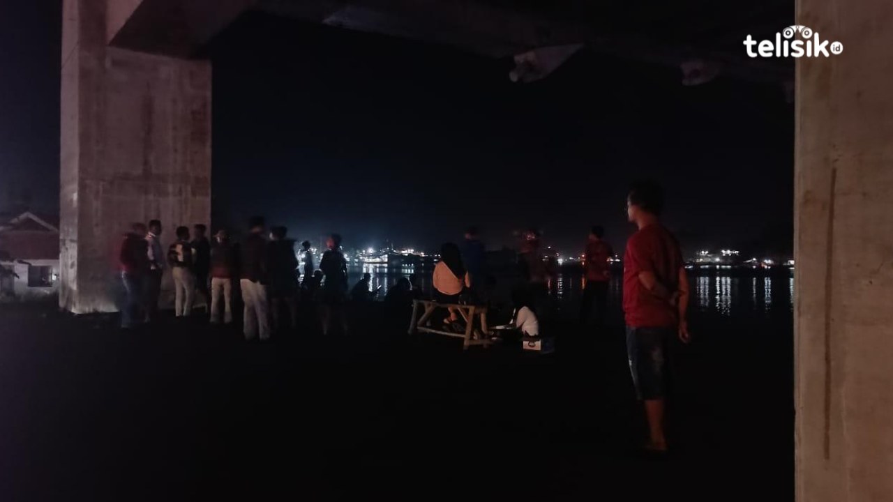 Pencarian Pria Jatuh dari Jembatan Teluk Kendari Dilanjut Besok