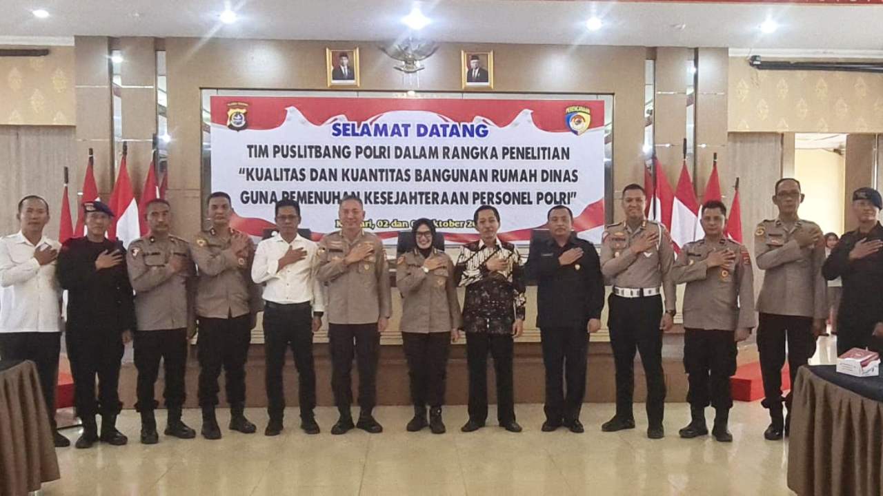 Puslitbang Polri Penelitian di Polda Sulawesi Tenggara, Anggota Bakal Dapat Rumah Dinas