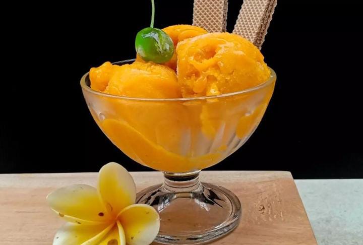 Resep Sorbet Mangga Enak dan Bergizi hanya 4 Bahan Saja