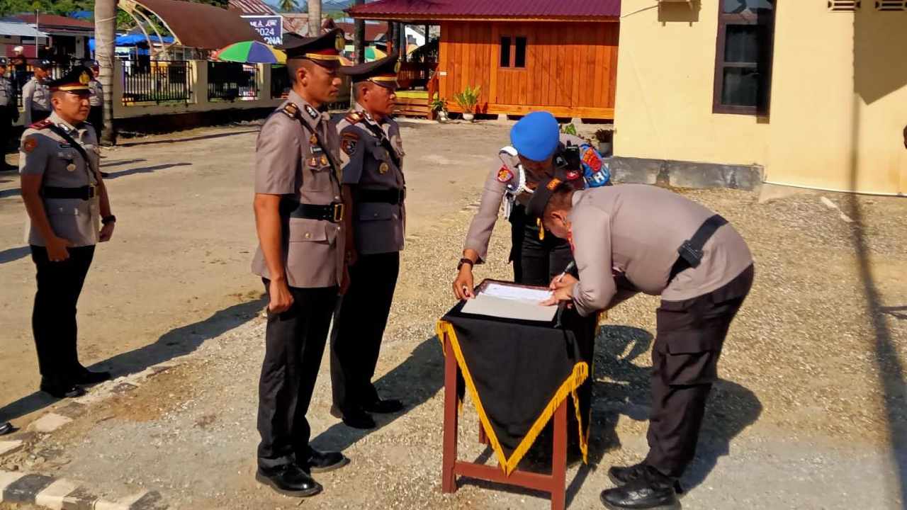 Sejumlah Pejabat Utama Polres Kolaka Timur Berganti