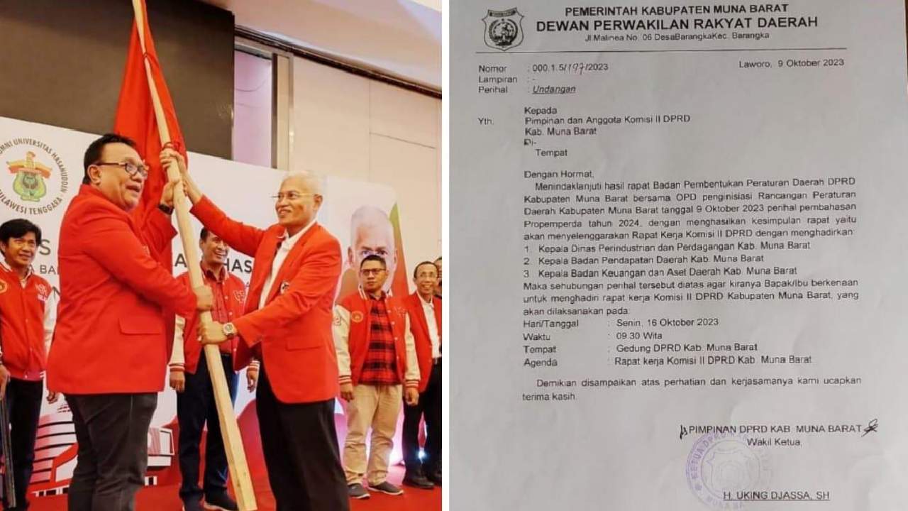 Tata Naskah Dinas Muna Barat, Kop Surat DPRD Disamakan OPD, Pemda Ngaku Salah