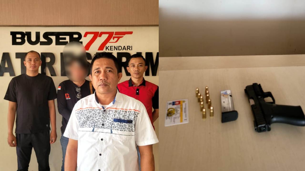 Trader Tambang Konawe Utara Todongkan Pistol ke Warga Kota Kendari