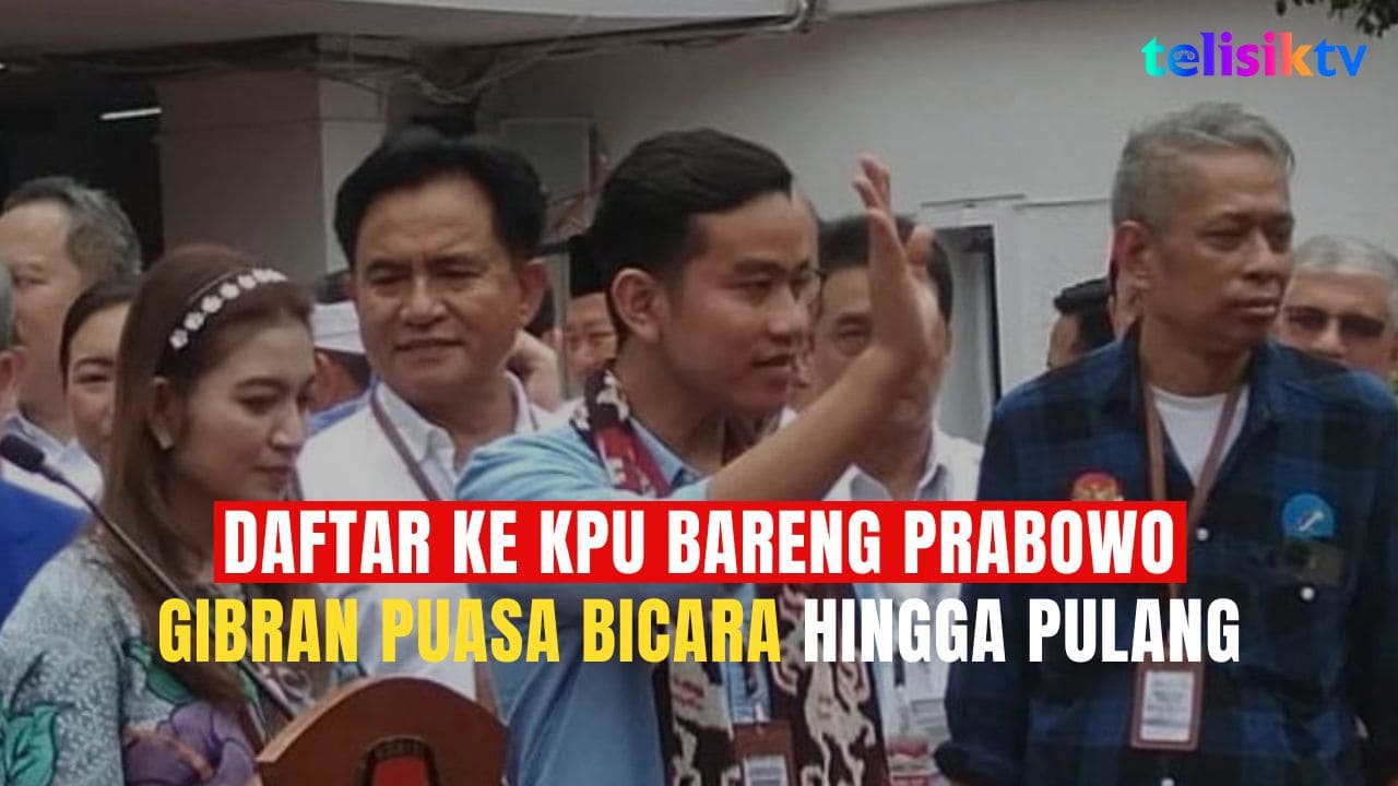 Video: Daftar ke KPU Bareng Prabowo, Gibran Puasa Bicara Hingga Pulang