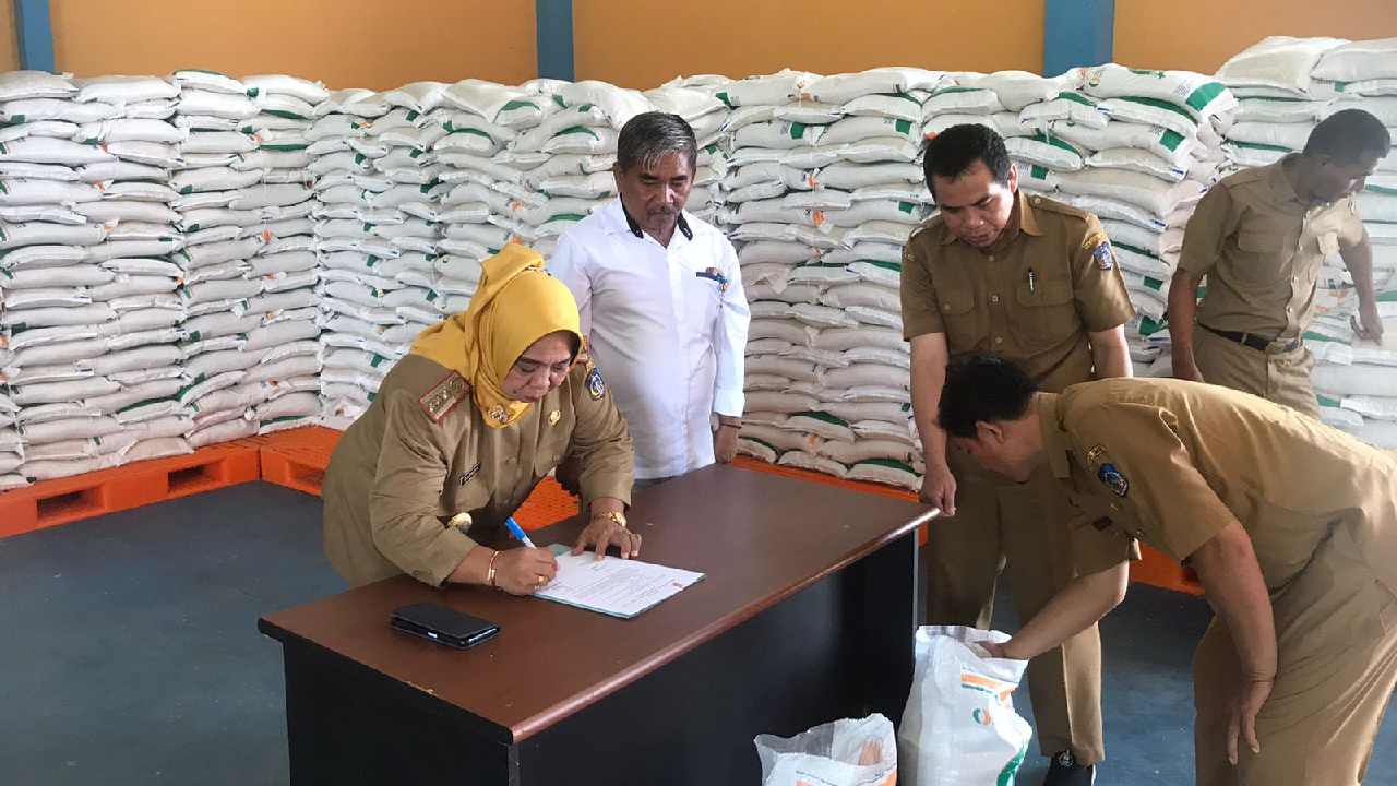 130 Ton Beras CPP untuk 13.000 KPM Siap Disalurkan