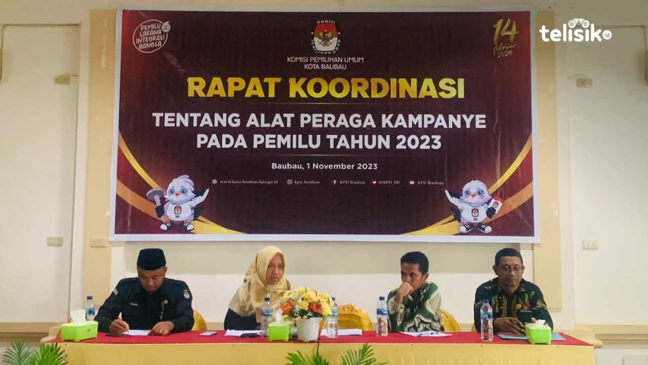 Alat Peraga Sosialisasi Serupa APK Dihimbau Ditertibakan Mandiri dalam 2 Hari di Baubau