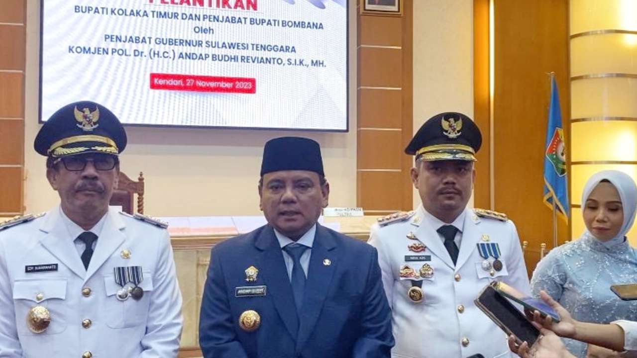 Andap Budhi Revianti Minta Pj Bupati Bombana dan Bupati Kolaka Timur Percepat Koordinasi Pembahasan APBD 2024