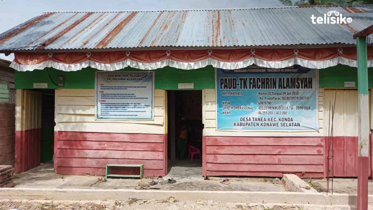 Berada di Perkampungan, PAUD Fachry Alamsyah Konawe Selatan Minim Fasilitas