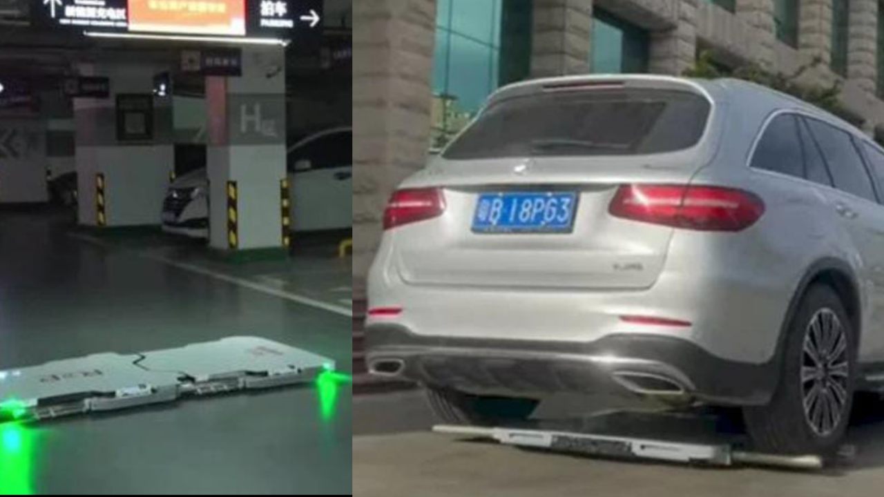 China Kembangkan Robot AI Atasi Parkir Liar, Bisa Pindahkan Mobil dalam 20 Detik