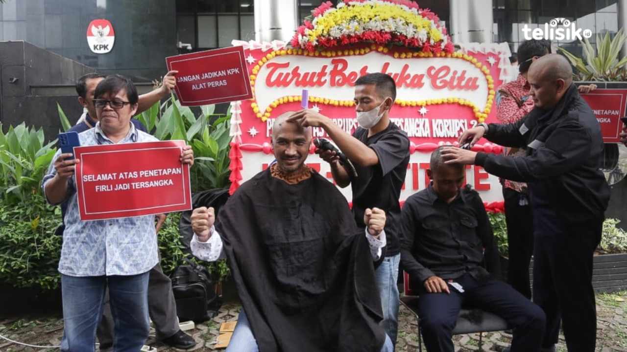 Dewas Ajukan Pemberhentian Firli ke Jokowi, Mantan Pimpinan KPK Cukur Gundul dan Pesta Nasi Goreng