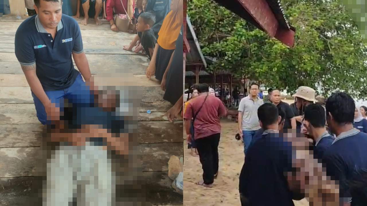 Diduga Mabuk Miras Tukang Parkir Tewas Tenggelam di Pantai Toronipa