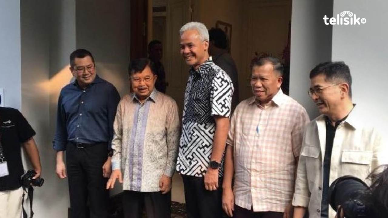 Dikunjungi Capres Ganjar Pranowo, JK Harap Jokowi Jaga Netralitas di Pemilu 2024