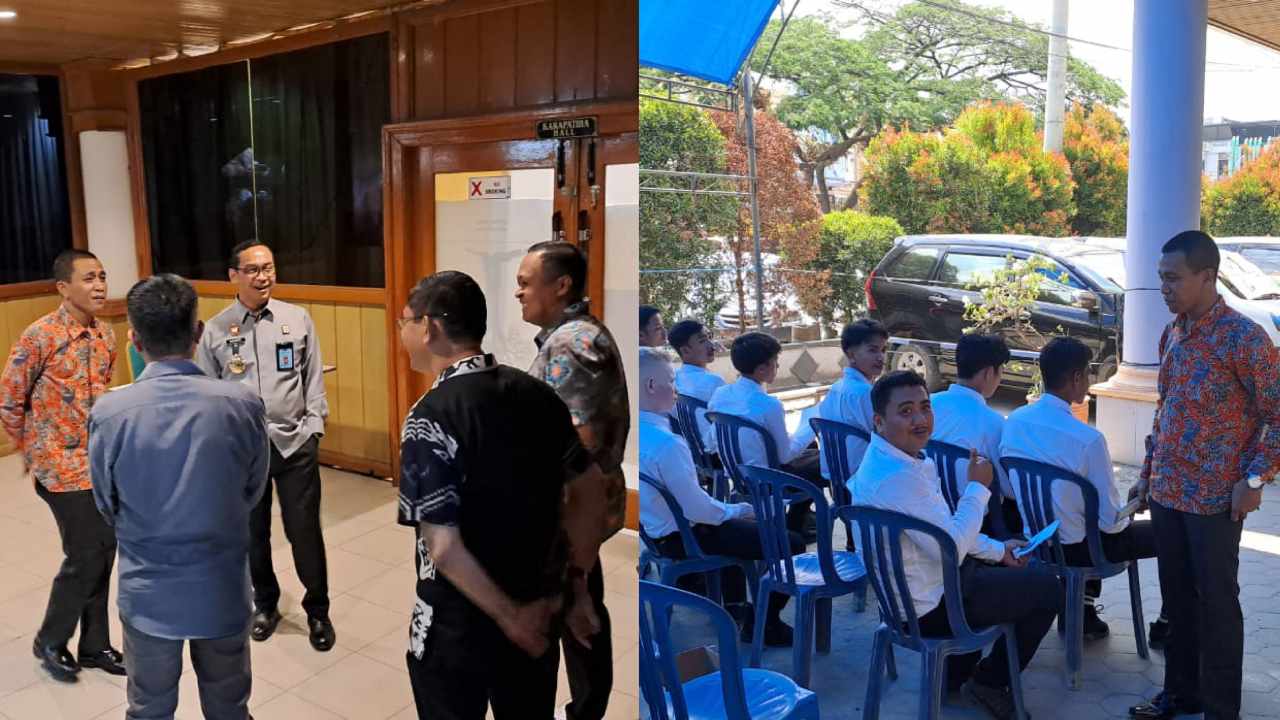 Direktur Pembinaan dan Latihan Kerja Produksi Kemenkumham RI Awasi Tes CPNS di Sulawesi Tenggara