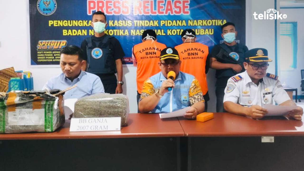 Dua Pria Pengedar Narkoba Ditangkap di Baubau