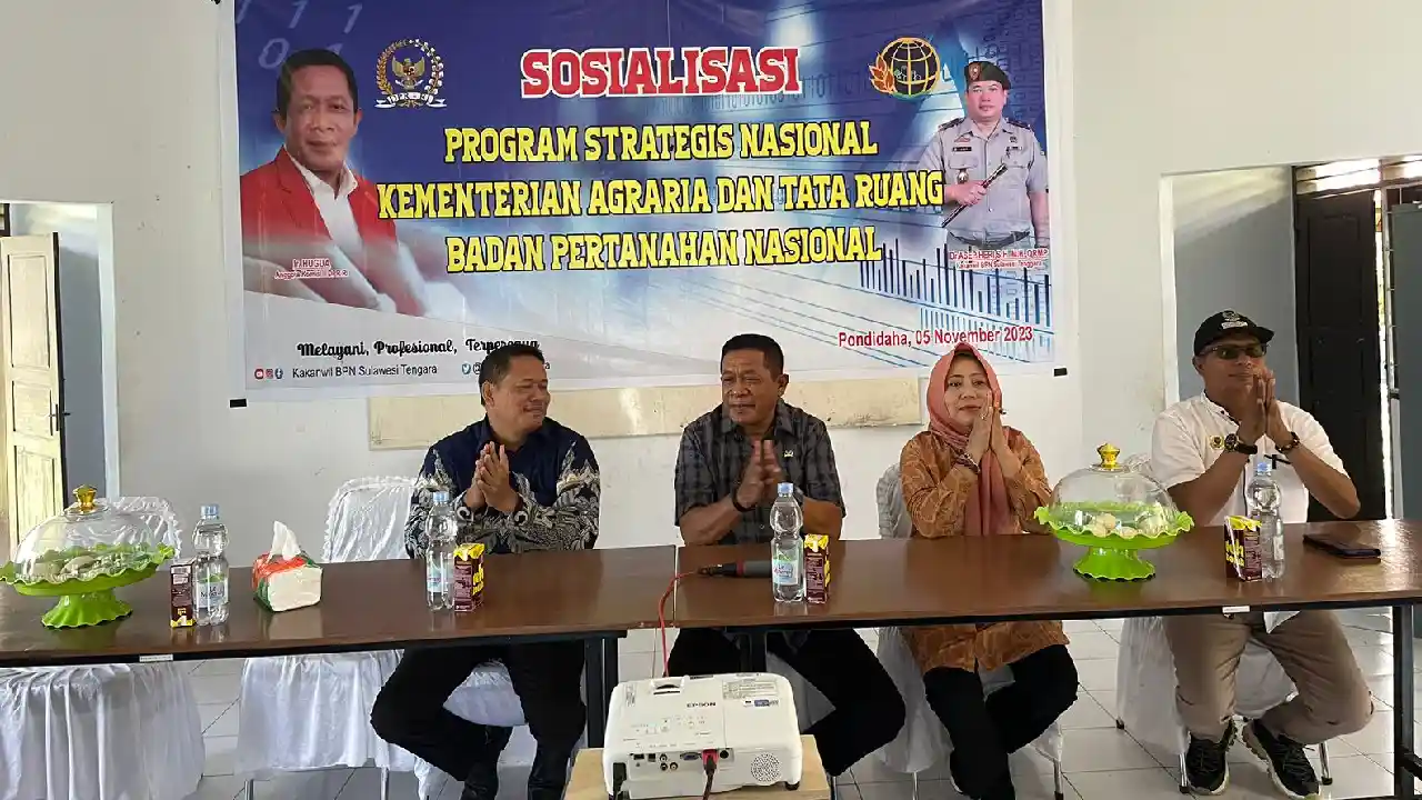 Hugua Minta Pemda Percepat PTSL di Kabupaten Konawe