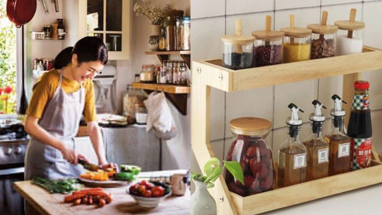 Ide Rak Bumbu Tetap Rapi saat Masak