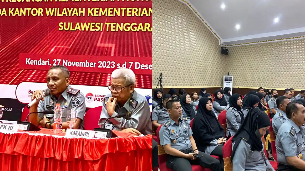 Kakanwil Kemenkumham Sulawesi Tenggara Ingatkan Jaga Integritas