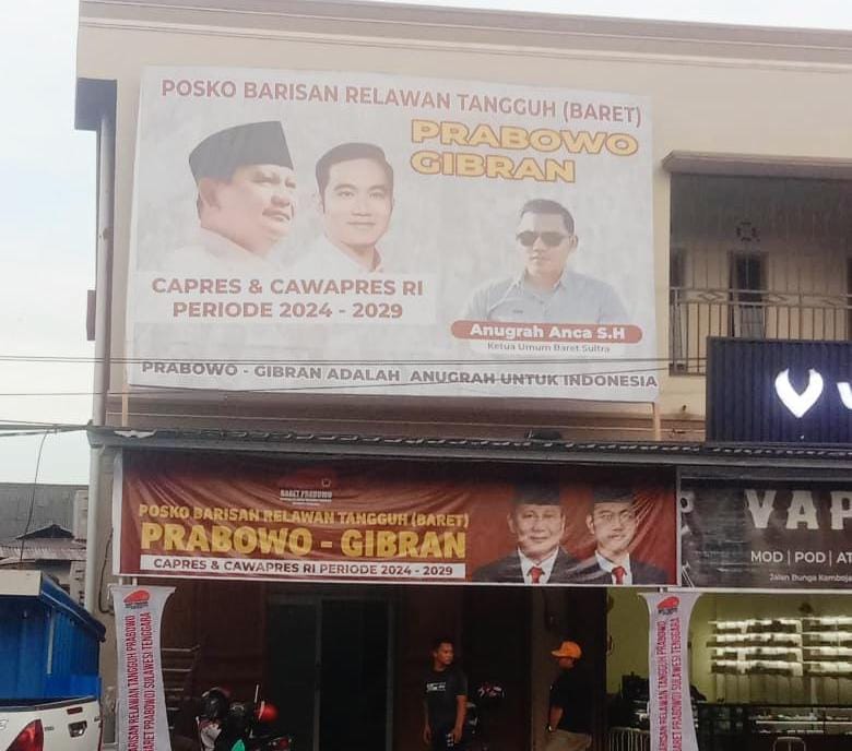 Pasangan Prabowo-Gibran Segera Deklarasi di Kendari